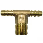 Tee Lato 3/8 BM X 1/2 Macho X 3/8 BM