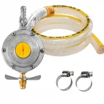 Kit Instalao Gs Completo  Mangueira 1 Metro + Regulador Aliana 506/01 + Abraadeira