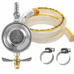 Kit Instalao Gs  Mangueira 0,80 Metro + Regulador Aliana 504/01 + Abraadeira