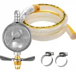Kit Instalao Gs  Mangueira 0,80 Metro + Regulador Aliana 505/01 + Abraadeira