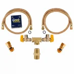 Kit Completo de Instalao de Gs  Mangueira 0,50 metros